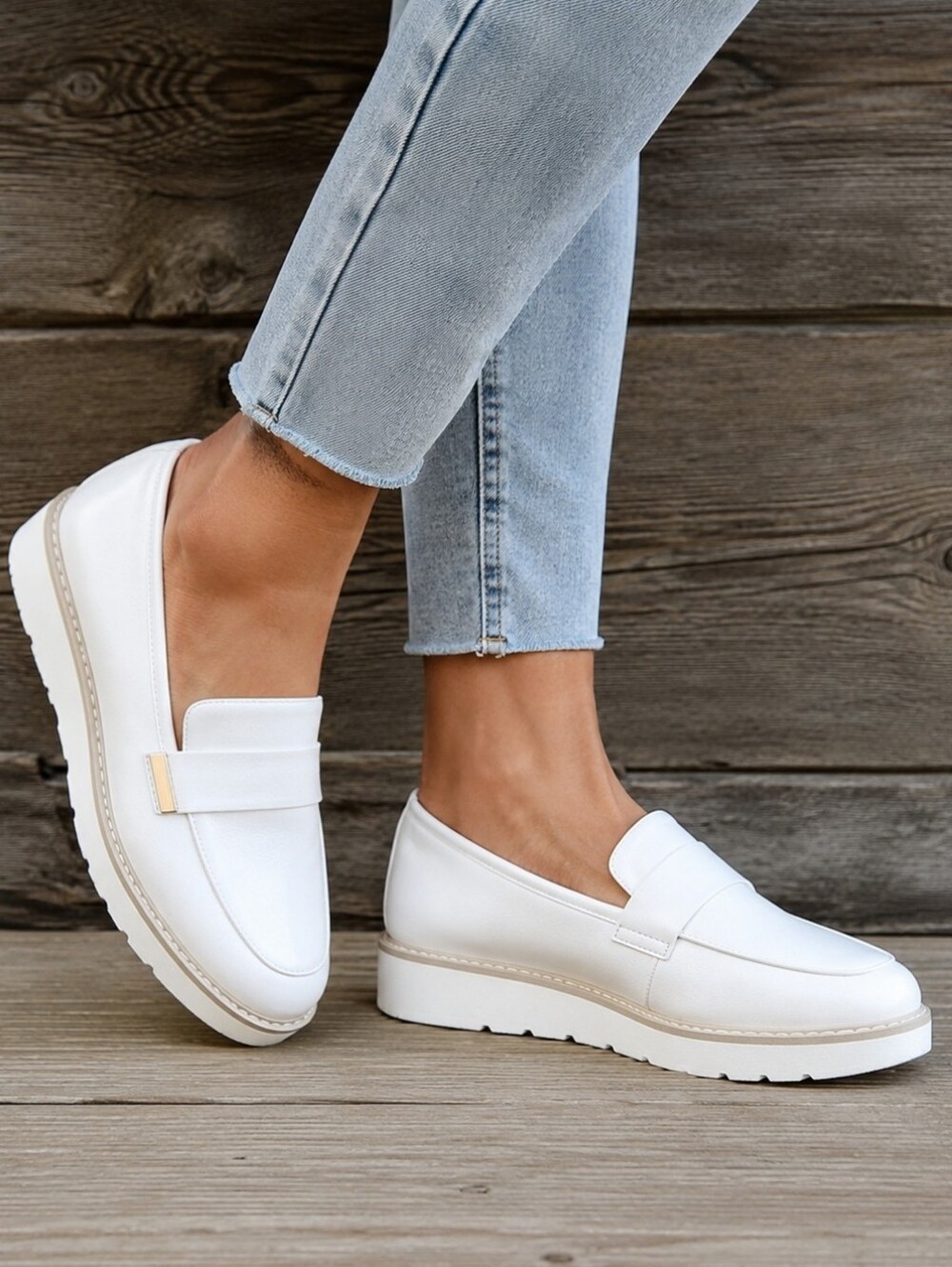 Naturalizer Adiline Modern Coastal Minimalist Comfort Penny Loafers 7M